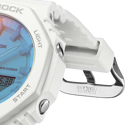 CASIO GA 2100TL 7AJF Men's G SHOCK Beach Time Lapse Watch with Durable Resin Band, Water Resistance, and Stylish Design for Adventure and Everyday Wear