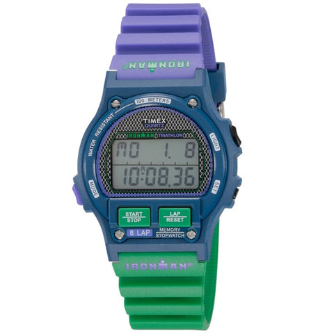 TIMEX TW5M54700 "TIMEX Ironman 8 Lap 1-Year Warranty Blue - Durable Sports Watch for Active Lifestyles"