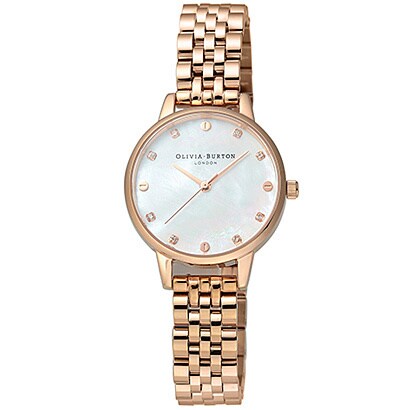 OLIVIA BURTON OB16SE10 Watch - Classics 30mm Women's Metal Band Watch with Mother of Pearl Dial and 2 Year Warranty