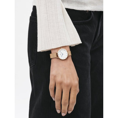 Daniel Wellington DW00100681 Watch - Petite Roman 28 RG WH Ladies Watch - Daniel Wellington for Elegant Style (Image 4)