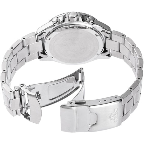 ORIENT RN-TX0207R Watch - Men's Sports Mako Diver Design Chronograph Solar Powered Metal Band Watch (Image 3)