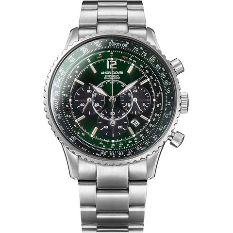 ANGEL CLOVER NTS44SGR Stylish Solar Powered Watch with Durable