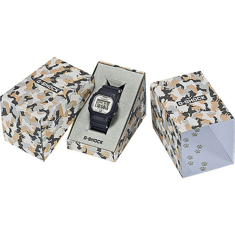CASIO DW 5600SHB 1JR Men's G SHOCK Watch with Shiba Inu Design, Shock Resistant, Water Resistant, and LED Backlight for Everyday Style