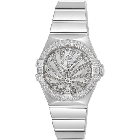 OMEGA 123.55.31.20.55.011 OMEGA Constellation 5-Year Warranty White Pearl - Luxury Swiss Watch for Men