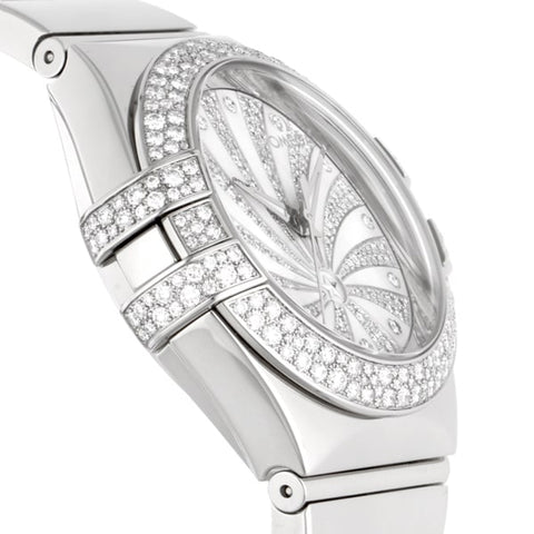 OMEGA 123.55.31.20.55.011 OMEGA Constellation 5-Year Warranty White Pearl - Luxury Swiss Watch for Men