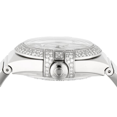 OMEGA 123.55.31.20.55.011 OMEGA Constellation 5-Year Warranty White Pearl - Luxury Swiss Watch for Men