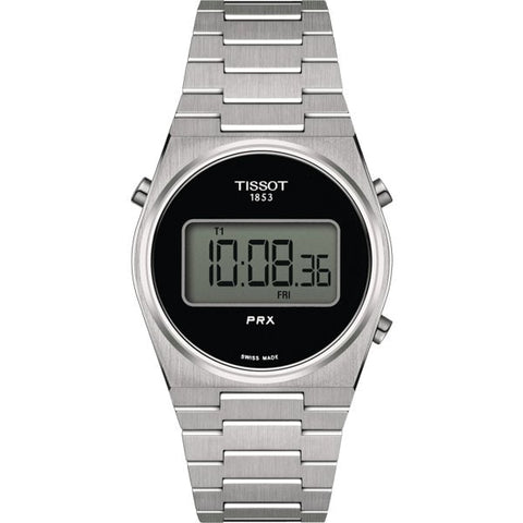 極美品！TISSOT PRX T1372631105000 35mm ブラック TISSOT T1372631105000 Tissot PRX Digital Quartz 35mm Bracelet
