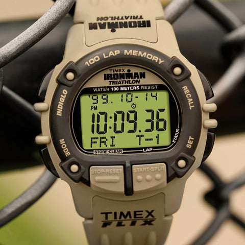 TIMEX TW5M63100 Ironman Flix 100 [Ironman Flix 100] 1-Year Warranty Beige [Genuine Product]