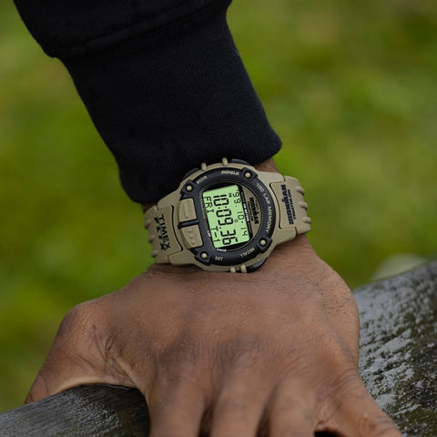 TIMEX TW5M63100 Ironman Flix 100 [Ironman Flix 100] 1-Year Warranty Beige [Genuine Product]