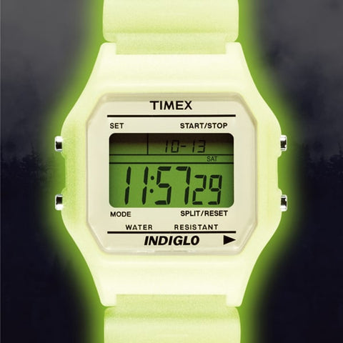 TIMEX TW2Y02600 T80 Glow in the Dark Watch with Authentic Design, 1 Year Warranty, Water Resistant, Stylish Retro Look