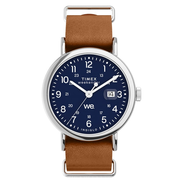 TIMEX TW2W86800 Watch - TIMEX Weekender 40mm - Stylish Navy Watch with 1-Year Warranty [Genuine Product]