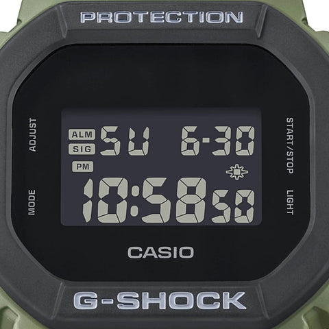 CASIO DW 5610UU 3JF Men's G SHOCK Urban Utility Series with Shock Resistance, LED Backlight, Water Resistance up to 200m and Durable Resin Band