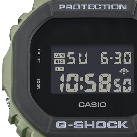 CASIO DW 5610UU 3JF Men's G SHOCK Urban Utility Series with Shock Resistance, LED Backlight, Water Resistance up to 200m and Durable Resin Band