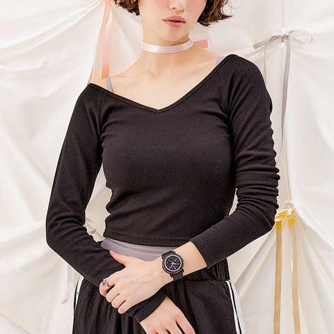 CASIO BGA 290RA 1AJF Stylish Ladies BABY G Watch with Ribbon Design, Shock Resistant, Water Resistant up to 100m, Ideal for Active Lifestyles