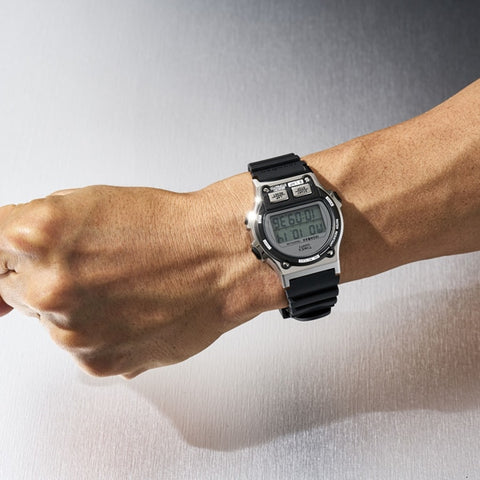 TIMEX TW5M66700 TIMEX Ironman 8 Lap Metal Watch with 1-Year Warranty - Genuine Silver Timepiece