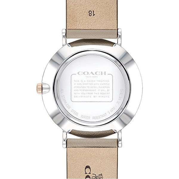 COACH 14503119 Watch - Women's Leather Belt Stylish Design with Durable Material and 2 Year Warranty for Everyday Elegance (I