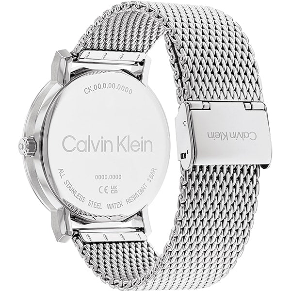 CALVIN KLEIN 25200260 Watch - 【Watch】CK SLATE Black Dial Stainless Steel Mesh Band (Image 3)