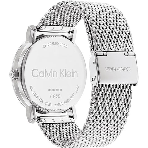 CALVIN KLEIN 25200260 Watch - 【Watch】CK SLATE Black Dial Stainless Steel Mesh Band (Image 3)