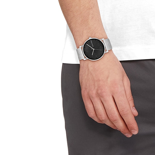 CALVIN KLEIN 25200260 Watch - 【Watch】CK SLATE Black Dial Stainless Steel Mesh Band (Image 4)