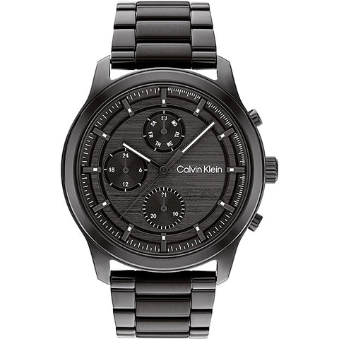 CALVIN KLEIN 25200209 Watch - 【Wristwatch】 SPORT MULTI-FUNCTION All Black Stainless Steel Quartz