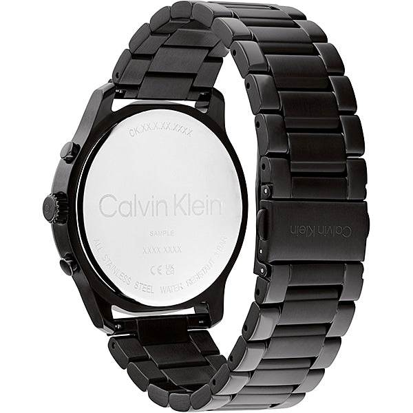 CALVIN KLEIN 25200209 Watch - 【Wristwatch】 SPORT MULTI-FUNCTION All Black Stainless Steel Quartz (Image 3)
