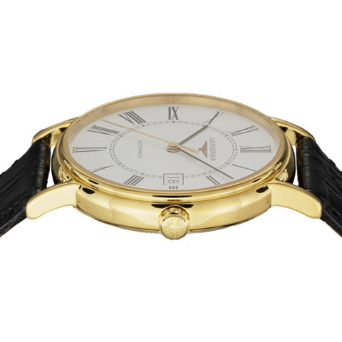 LONGINES Presense 5-Year Warranty White L4.921.2.11.2 - Swiss Luxury Watch with Timeless Elegance