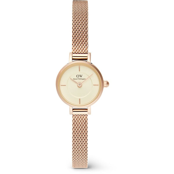 Daniel Wellington DW00100741 Watch - Daniel Wellington Ladies Melrose Wristwatch - Beige | Stylish Timepiece for Women