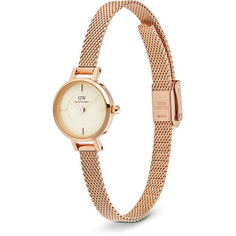 Daniel Wellington DW00100741 Watch - Daniel Wellington Ladies Melrose Wristwatch - Beige | Stylish Timepiece for Women (Image