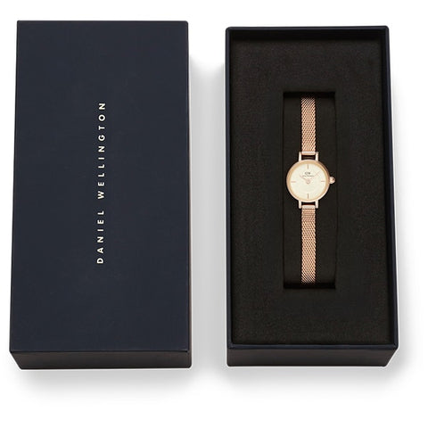 Daniel Wellington DW00100741 Watch - Daniel Wellington Ladies Melrose Wristwatch - Beige | Stylish Timepiece for Women (Image
