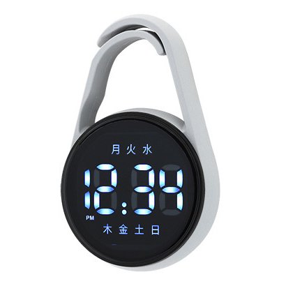 Sun Flame CD1C0004-GY Stylish Digital Watch Water Resistant LED Display Lightweight Design