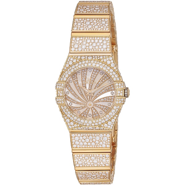OMEGA 123.55.24.60.55.009 Watch - Constellation Quartz Ladies Metal Bracelet Elegant Design 5 Year Warranty