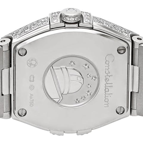 OMEGA 123.55.24.60.55.010 Constellation Quartz Ladies Watch with Elegant Metal Bracelet and 5 Year Warranty for Timeless Style