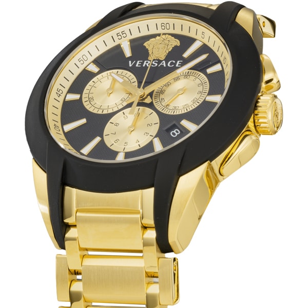 VERSACE VEM800524 Character Chrono Men's Metal Belt Watch with 2