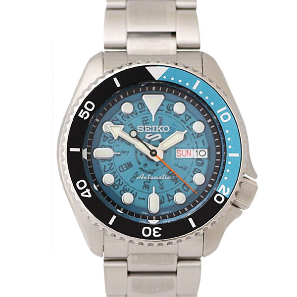 SEIKO SRPJ45K1 Watch - Automatic Stainless Steel Water Resistant 10BAR Teal Dial Men's Watch with 1 Year Warranty