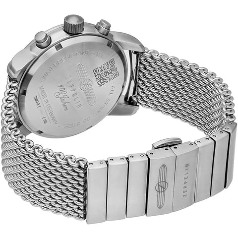 ZEPPELIN 7680 M2 GRY Stylish 38mm Phantom White Ceramic Watch with 5 Year Warranty and Water Resistance for Everyday Elegance