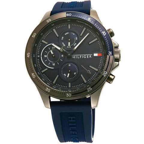 TOMMY HILFIGER 1791721 Watch - Navy Blue Belt with Stylish Design, Durable Material, and 2 Year Warranty for Everyday Wear