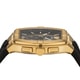 VERSACE VESP00324 Sporty Tonneau Greca Design Gold Black Two-Year Warranty Stylish Luxury Watch