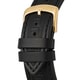 VERSACE VESP00324 Sporty Tonneau Greca Design Gold Black Two-Year Warranty Stylish Luxury Watch