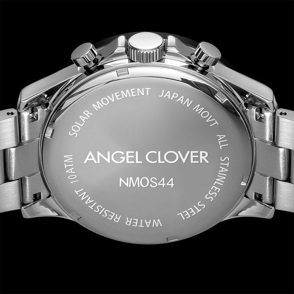 ANGEL CLOVER NMOS44SBRE Stylish Solar Powered Watch with Durable