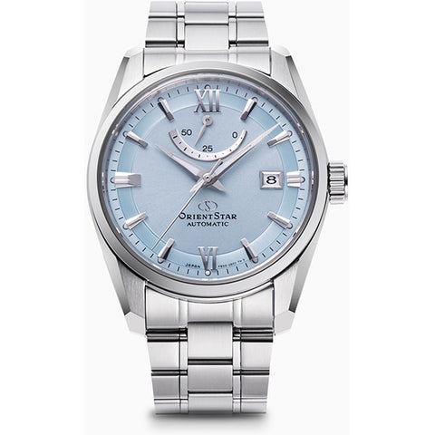 ORIENT RK AU0109L Stainless Steel Men's Automatic Watch with Manual Winding, Contemporary Design and Reliable Performance