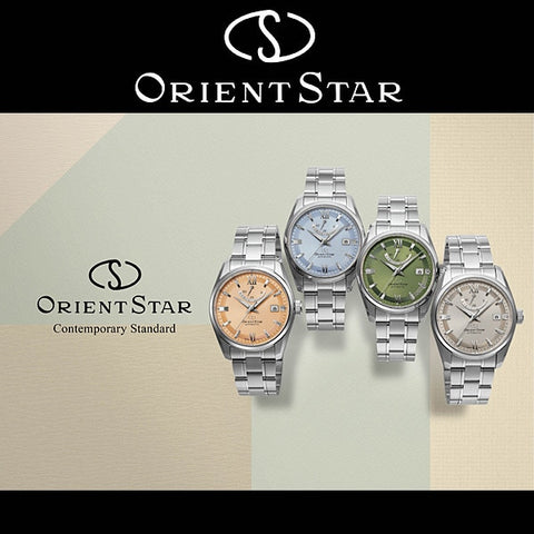 ORIENT RK AU0109L Stainless Steel Men's Automatic Watch with Manual Winding, Contemporary Design and Reliable Performance