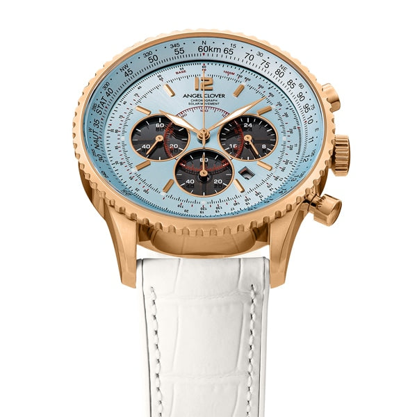 ANGEL CLOVER NTS44PBU-WH Watch (Image 3)