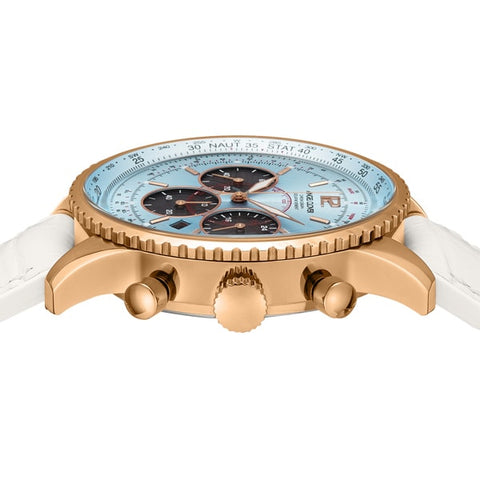 ANGEL CLOVER NTS44PBU-WH Watch (Image 4)