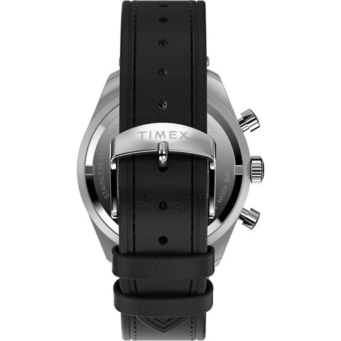 TIMEX TW2Y18600 Waterbury Traditional Chrono by TIMEX - 1-Year Warranty, Blue Dial, Model [Genuine Product]