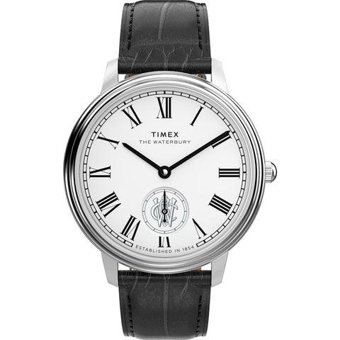 TIMEX TW2Y23100 Timex Waterbury Metropolitan - 1-Year Warranty, Stylish White Watch for Everyday Wear