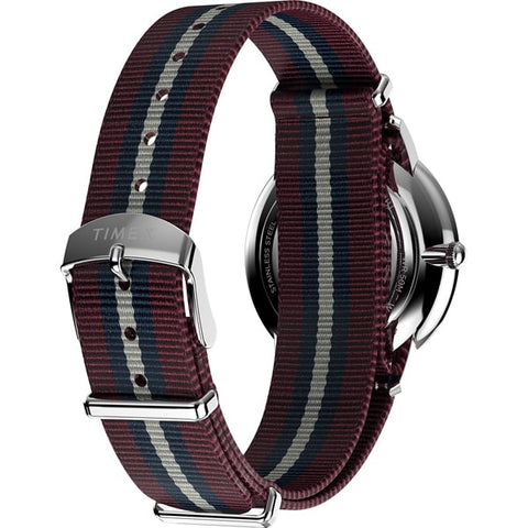 TIMEX TW2Y27600 Waterbury Metropolitan 1-Year Warranty White [Genuine Product]