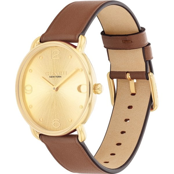 COACH 14504201 Watch - COACH ELLIOT 2-Year Warranty [Parallel Import] Brown Belt - Stylish & Durable Accessory (Image 4)
