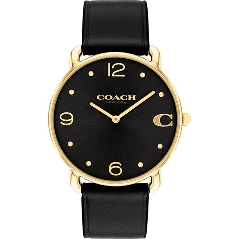 COACH 14504245 Watch - COACH ELLIOT 2-Year Warranty Black Handbag [Parallel Import] - Stylish & Durable