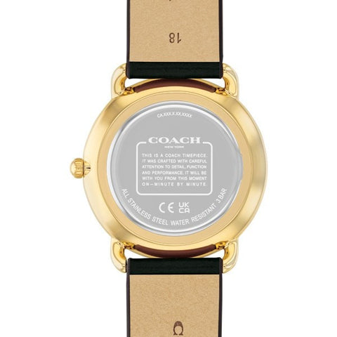 COACH 14504245 Watch - COACH ELLIOT 2-Year Warranty Black Handbag [Parallel Import] - Stylish & Durable (Image 4)