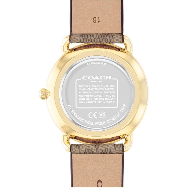 COACH 14504205 Watch - COACH ELLIOT 2-Year Warranty [Parallel Import] Silver Handbag - Stylish & Durable (Image 3)